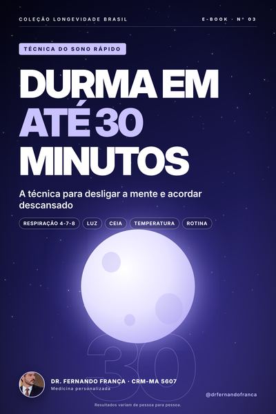 Capa do manual Durma em até 30 minutos