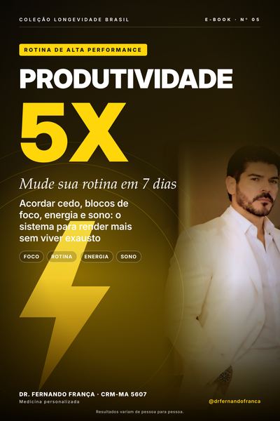 Capa do manual Produtividade 5x