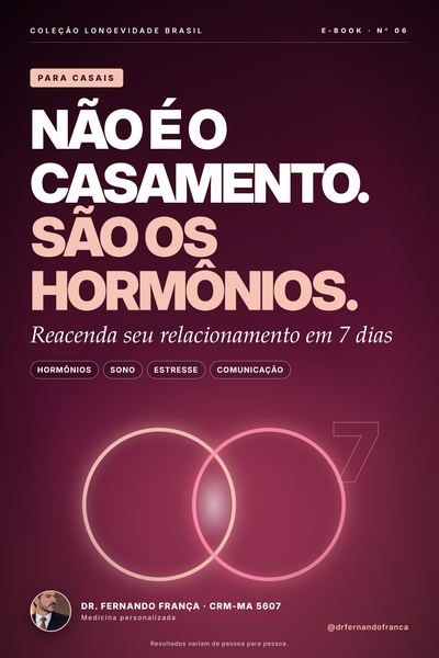 Capa do manual Não é o casamento. São os hormônios.
