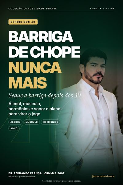 Capa do manual Barriga de chope nunca mais
