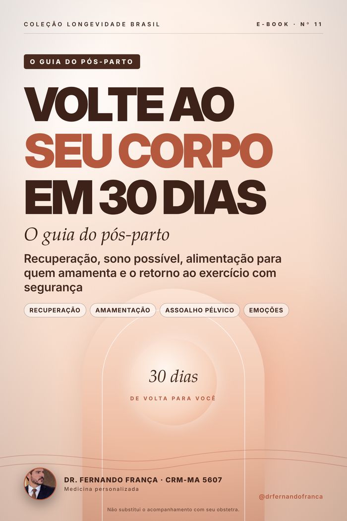 Capa do manual Volte ao seu corpo em 30 dias — Dr. Fernando França